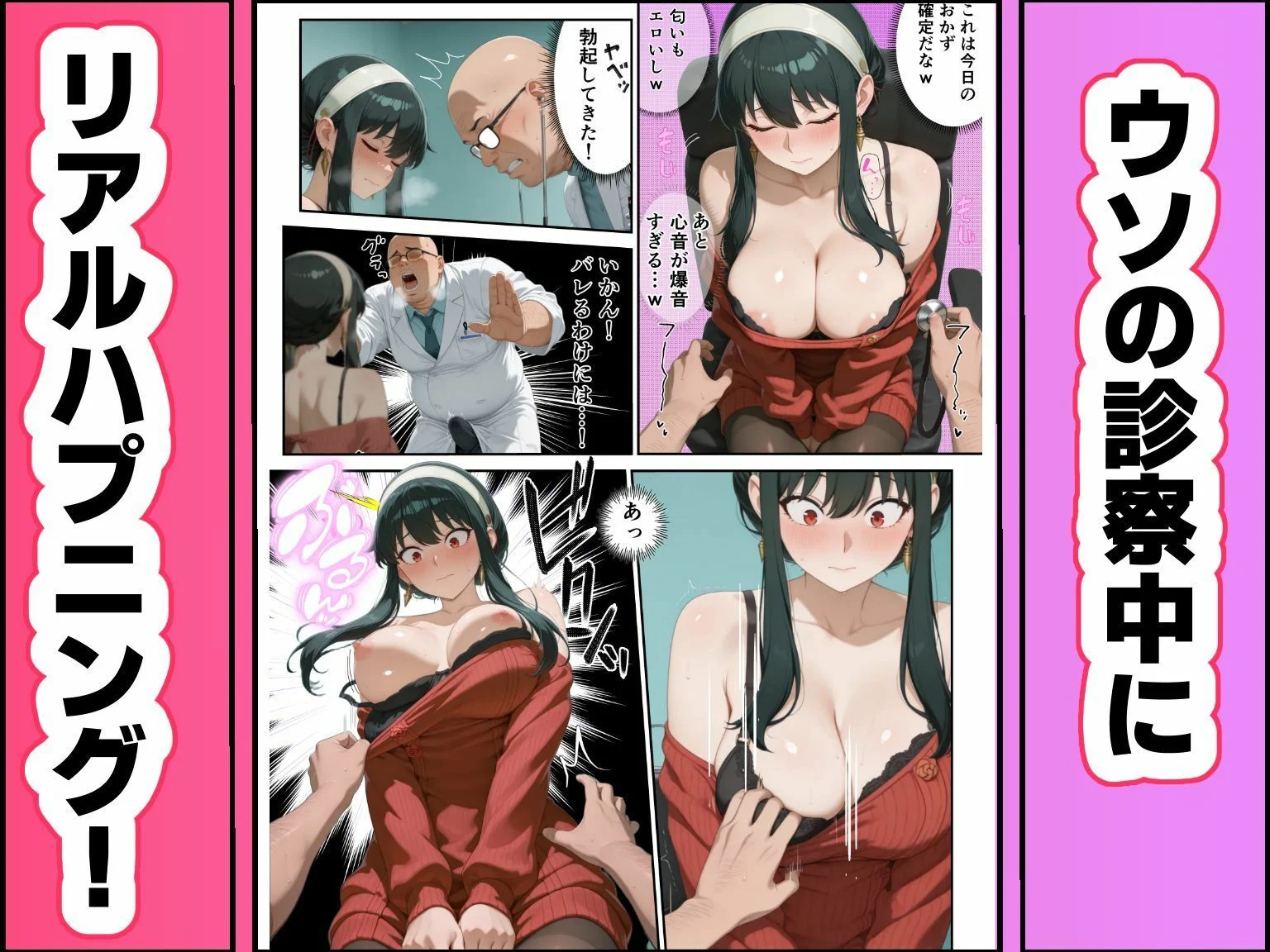 （偽）人妻が仕事帰りに立ち寄った医院で処女喪失 画像3