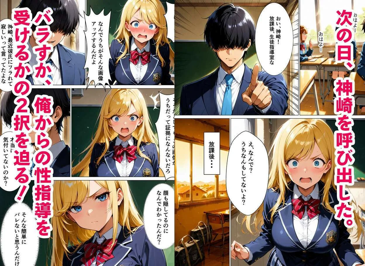 裏アカがバレて、一軍ギャルが放課後先生に性指導された話 画像4