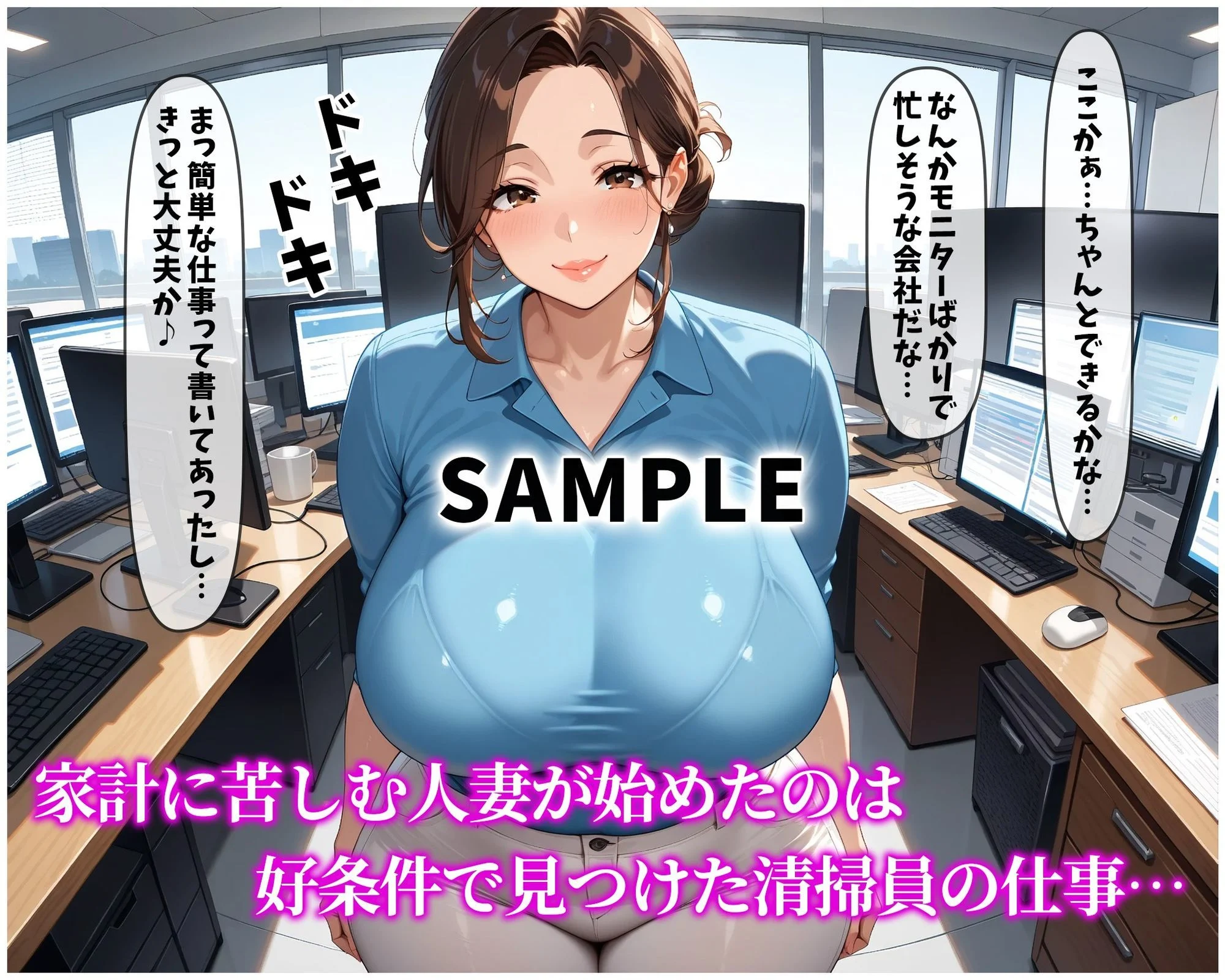寝取られた爆乳巨尻妻ゆな―社長のデカチンに抗えなくなりました― 画像2
