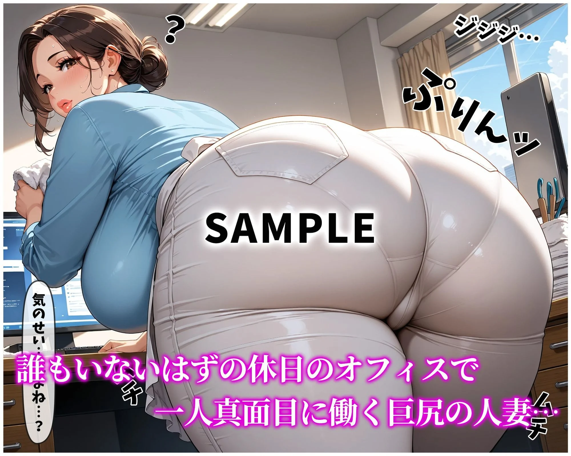寝取られた爆乳巨尻妻ゆな―社長のデカチンに抗えなくなりました― 画像3